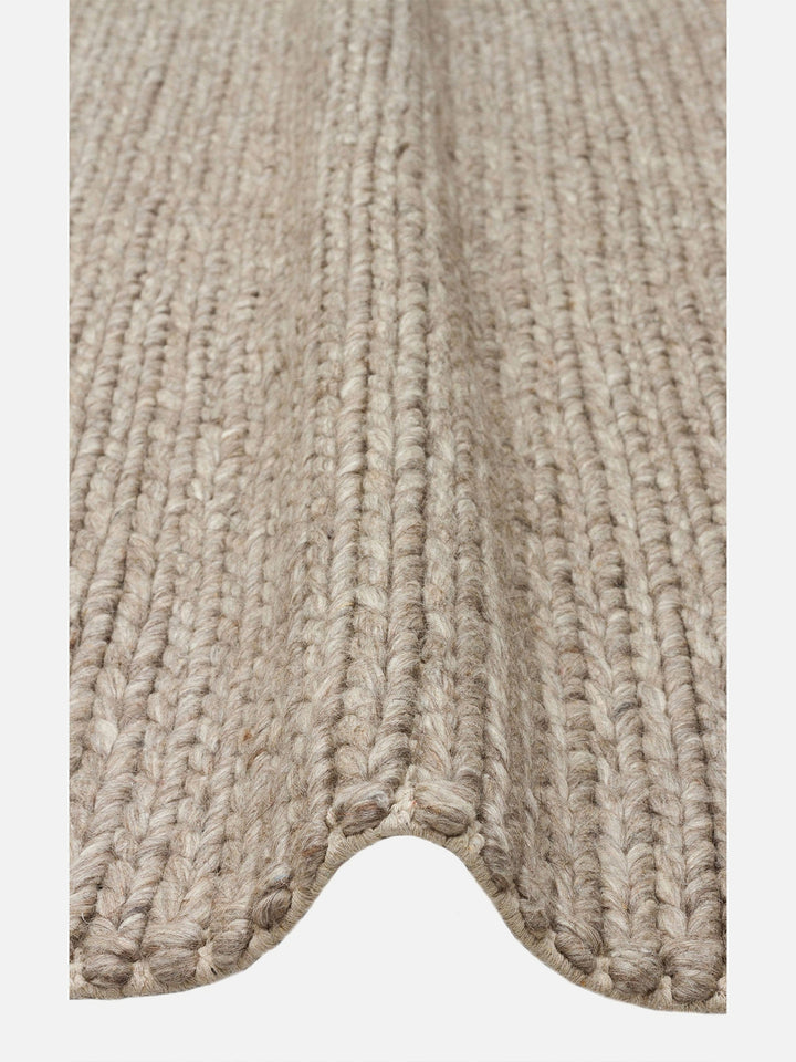Woolstar %100 Naturel Kazak Desenli Salon Oturma Odası Koridor Antre El Dokuma Örgü Halı BROWN - Carpetdocia