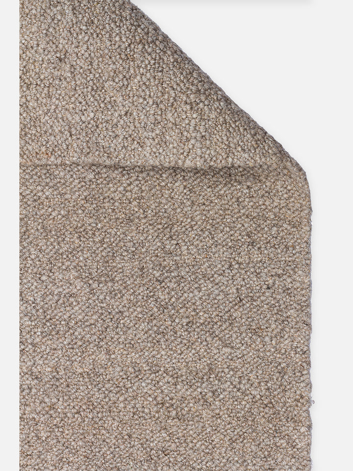 Agra Series Wool, Polyester and Cotton Blend Handwoven Rug DARK STONE