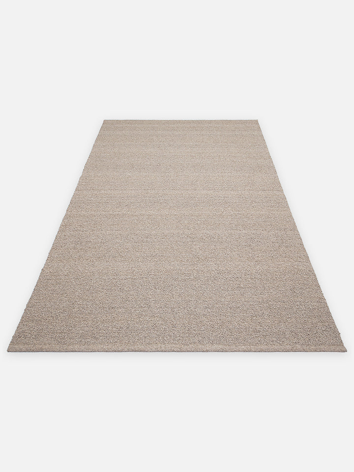Agra Series Wool, Polyester and Cotton Blend Handwoven Rug DARK STONE