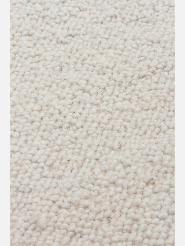 Agra Series Wool, Polyester and Cotton Blend Handwoven Rug IVORY
