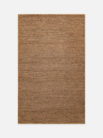 Baccarat Jüt %100 Naturel Oturma Odası Koridor Antre Mutfak Balkon El Dokuma Hasır Halı BAC BROWN-4 - Carpetdocia - kusbakisi