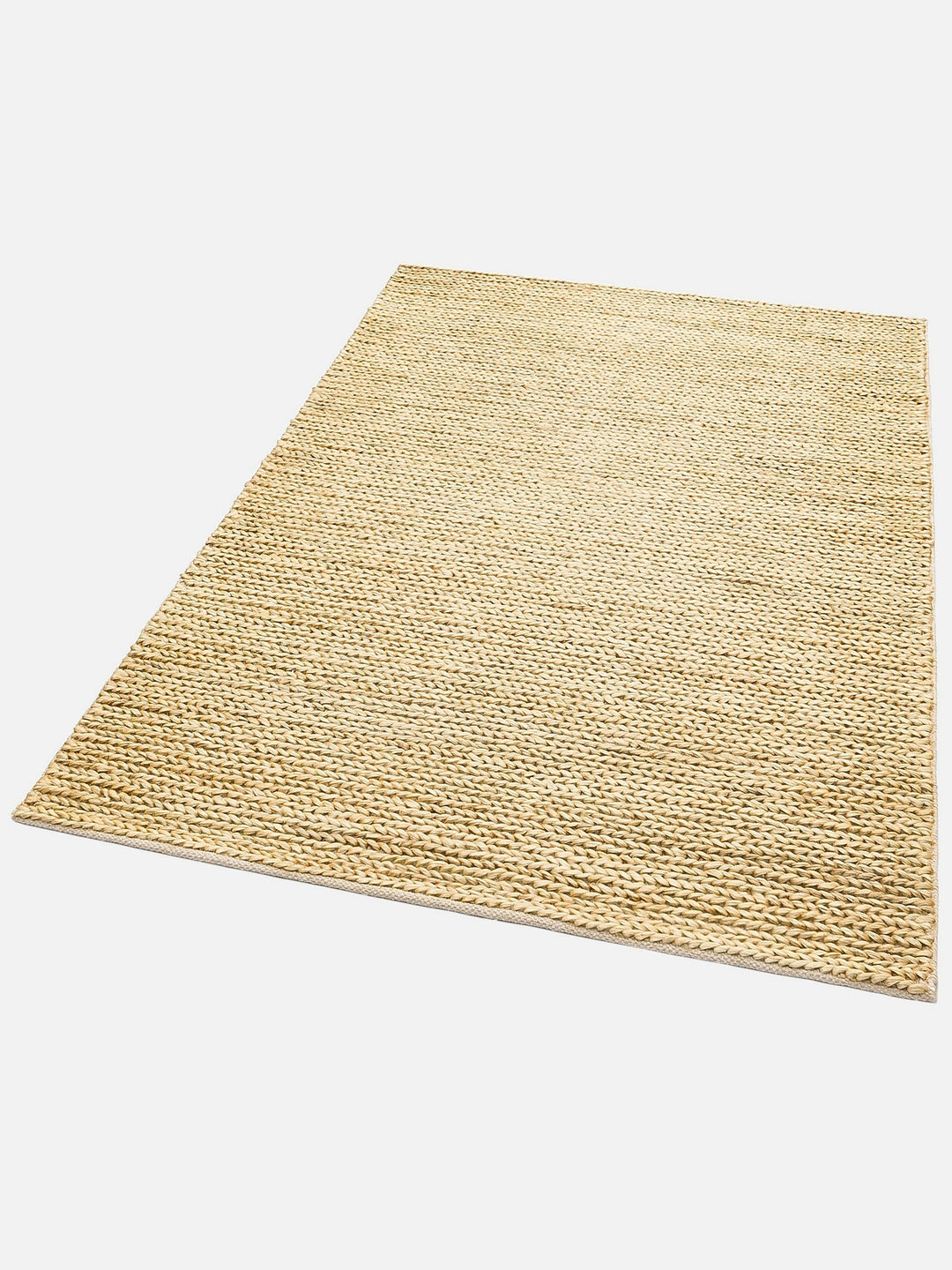 Baccarat Jüt %100 Naturel Oturma Odası Koridor Antre Mutfak Balkon El Dokuma Hasır Halı BAC CREAM - Carpetdocia