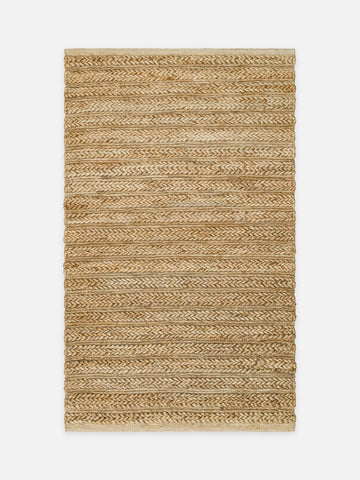 Baccarat Jüt %100 Naturel Oturma Odası Koridor Antre Mutfak Balkon El Dokuma Hasır Halı BAC MIX NAT - Carpetdocia - kusbakisi