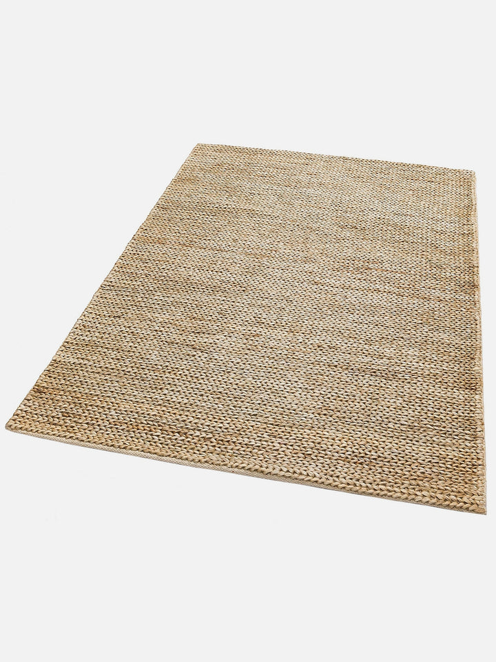 Baccarat Jüt %100 Naturel Oturma Odası Koridor Antre Mutfak Balkon El Dokuma Hasır Halı BAC SMOKE - Carpetdocia