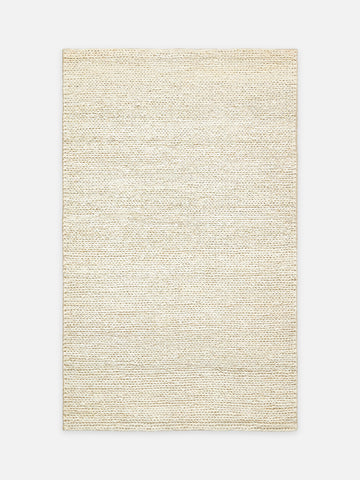 Baccarat Jüt %100 Naturel Oturma Odası Koridor Antre Mutfak Balkon El Dokuma Hasır Halı BAC WHITE - Carpetdocia - kusbakisi