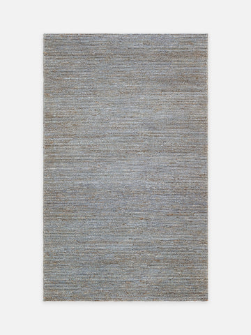 Baccarat Neo Jüt %100 Naturel Oturma Odası Koridor Mutfak Balkon El Dokuma Hasır Halı BCNSLATEBLUSB3 - Carpetdocia - kusbakisi
