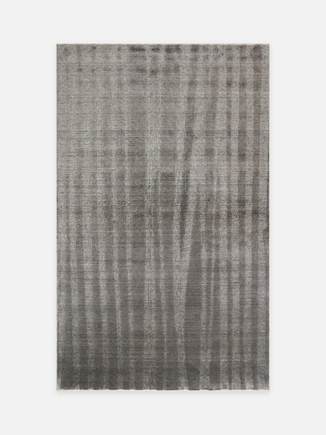 Brasilia El Emeğiyle Üretilen Modern Sade Şık TENCEL™ Özel Kara Tezgah Halısı 01 ANTHRACITE - Carpetdocia - kusbakisi