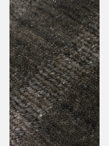 Brasilia El Emeğiyle Üretilen Modern Sade Şık TENCEL™ Özel Kara Tezgah Halısı 01 ANTHRACITE - Carpetdocia