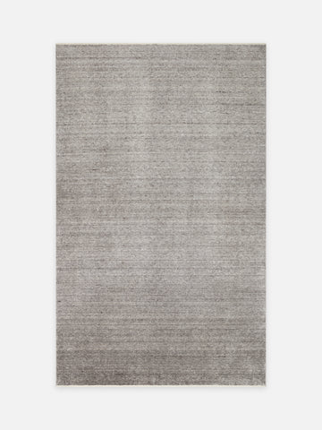 Brasilia El Emeğiyle Üretilen Modern Sade Şık TENCEL™ Özel Kara Tezgah Halısı PLAIN ANTRASIT - Carpetdocia - kusbakisi