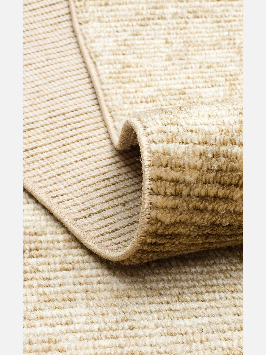 Brasilia El Emeğiyle Üretilen Modern Sade Şık TENCEL™ Özel Kara Tezgah Halısı PLAIN GREEN - Carpetdocia