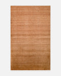 Brasilia Modern Simple Elegant TENCEL™ Handmade Special Black Loom Rug PLAIN TERRACOTTA