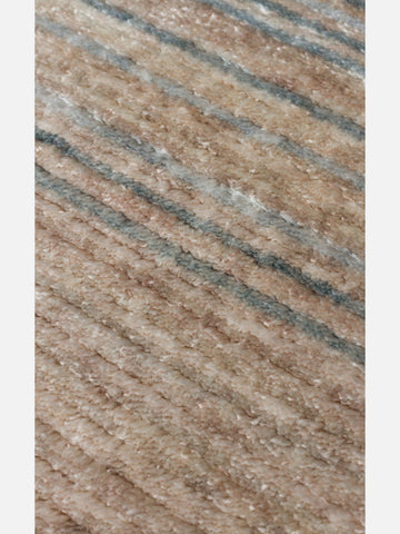 Burj Serisi %100 Naturel El Emeğiyle Üretilen TENCEL™ Kara Tezgah Halı 01 SKY VIZON - Carpetdocia