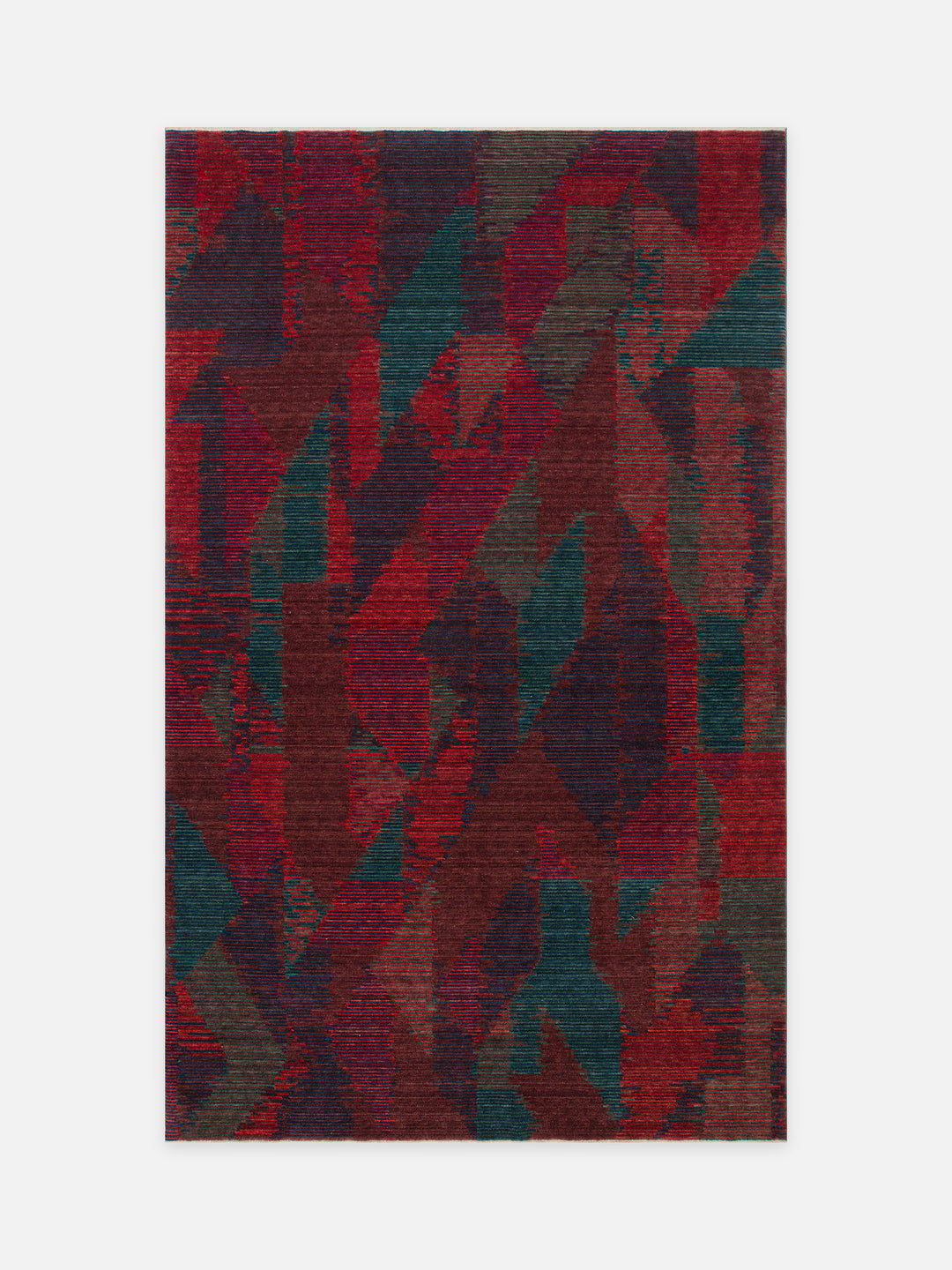 Burj Serisi %100 Naturel El Emeğiyle Üretilen TENCEL™ Kara Tezgah Halı 02 BERRY - Carpetdocia - kusbakisi