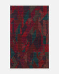 Burj Series, 100% Natural Handcrafted TENCEL™ Black-Loom Rug 02 BERRY