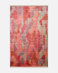 Burj Series, 100% Natural Handcrafted TENCEL™ Black-Loom Rug 02 MULTY