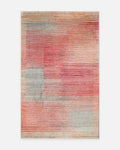 Burj Series, 100% Natural Handcrafted TENCEL™ Black-Loom Rug 03 MULTY