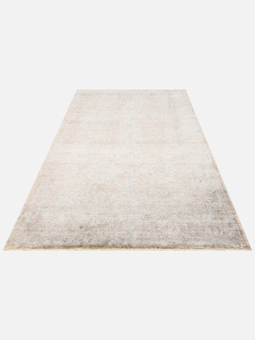 Çırağan %100 Naturel Özel Işıltılı El Emeği ile Özel Tezgahlarda Üretilen TENCEL™ Uşak Halısı 02 BEG - Carpetdocia