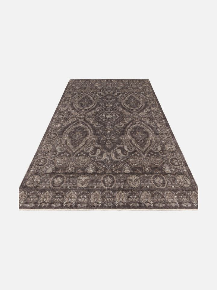 Çırağan %100 Naturel Özel Işıltılı El Emeği ile Özel Tezgahlarda Üretilen TENCEL™ Uşak Halısı 03 SMG - Carpetdocia