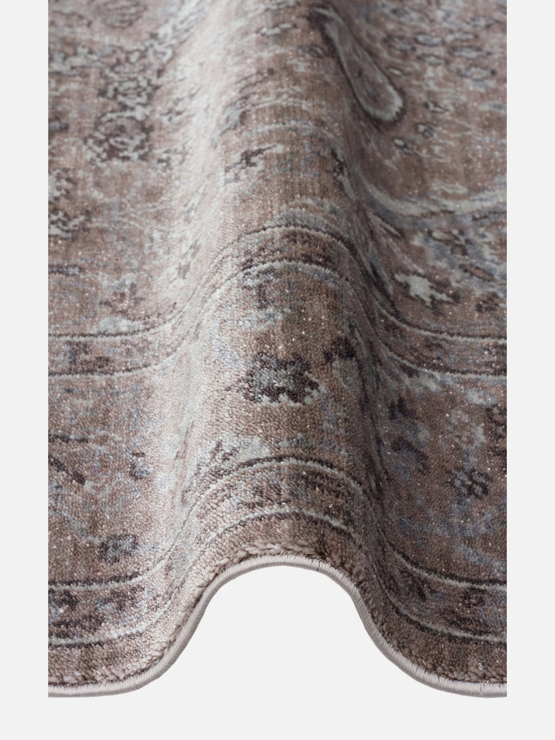 Çırağan %100 Naturel Özel Işıltılı El Emeği ile Özel Tezgahlarda Üretilen TENCEL™ Uşak Halısı 07SMGR - Carpetdocia