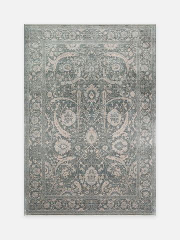 Çırağan %100 Naturel Özel Işıltılı El Emeği ile Özel Tezgahlarda Üretilen TENCEL™ Uşak Halısı 07SVZ - Carpetdocia - kusbakisi