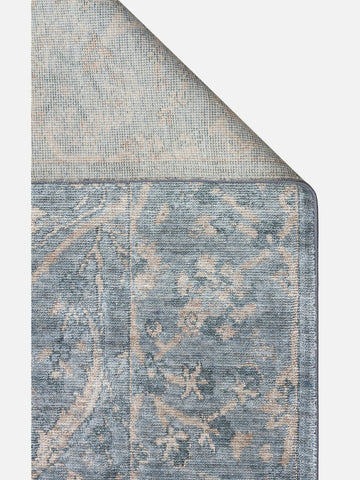 Çırağan %100 Naturel Özel Işıltılı El Emeği ile Özel Tezgahlarda Üretilen TENCEL™ Uşak Halısı 07SVZ - Carpetdocia