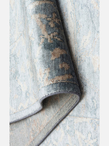 Çırağan %100 Naturel Özel Işıltılı El Emeği ile Özel Tezgahlarda Üretilen TENCEL™ Uşak Halısı 07SVZ - Carpetdocia