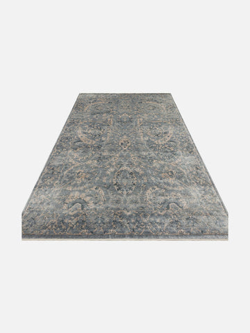 Çırağan %100 Naturel Özel Işıltılı El Emeği ile Özel Tezgahlarda Üretilen TENCEL™ Uşak Halısı 07SVZ - Carpetdocia