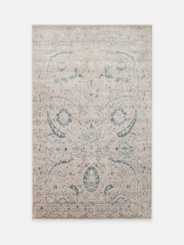 Çırağan %100 Naturel Özel Işıltılı El Emeği ile Özel Tezgahlarda Üretilen TENCEL™ Uşak Halısı 07VSKY - Carpetdocia - kusbakisi