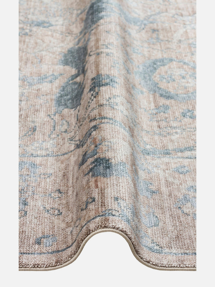 Çırağan %100 Naturel Özel Işıltılı El Emeği ile Özel Tezgahlarda Üretilen TENCEL™ Uşak Halısı 07VSKY - Carpetdocia
