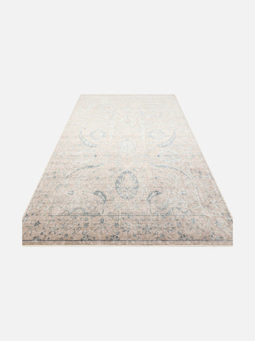 Çırağan %100 Naturel Özel Işıltılı El Emeği ile Özel Tezgahlarda Üretilen TENCEL™ Uşak Halısı 07VSKY - Carpetdocia