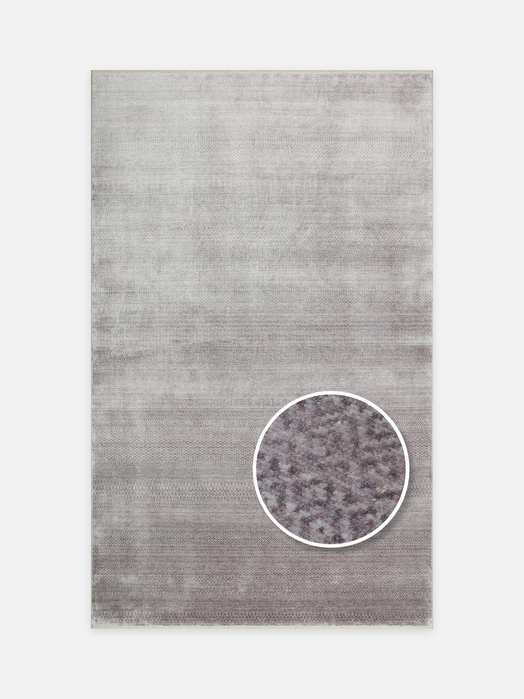 Çırağan %100 Naturel Özel Işıltılı El Emeği ile Özel Tezgahlarda Üretilen TENCEL™ Uşak Halısı 08GREY - Carpetdocia - kusbakisi