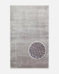 Çırağan 100% Natural TENCEL™ Uşak Rug, Handcrafted with Special Shimmer on Special Looms 08GREY