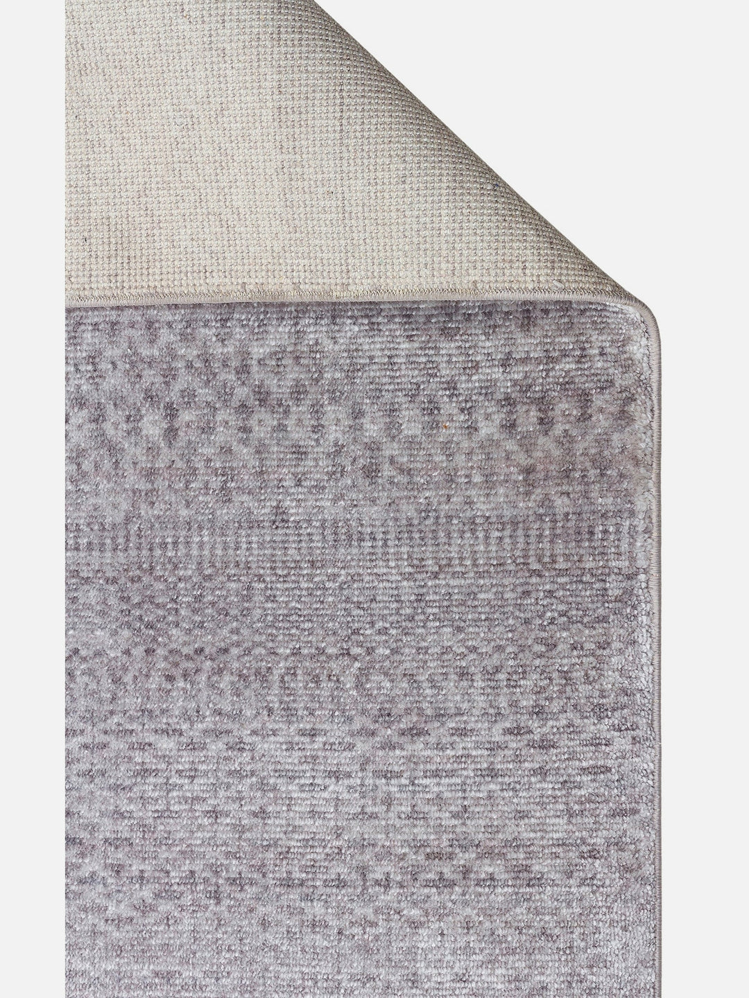 Çırağan %100 Naturel Özel Işıltılı El Emeği ile Özel Tezgahlarda Üretilen TENCEL™ Uşak Halısı 08GREY - Carpetdocia