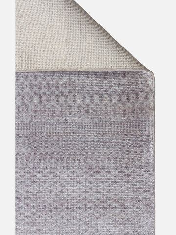 Çırağan %100 Naturel Özel Işıltılı El Emeği ile Özel Tezgahlarda Üretilen TENCEL™ Uşak Halısı 08GREY - Carpetdocia