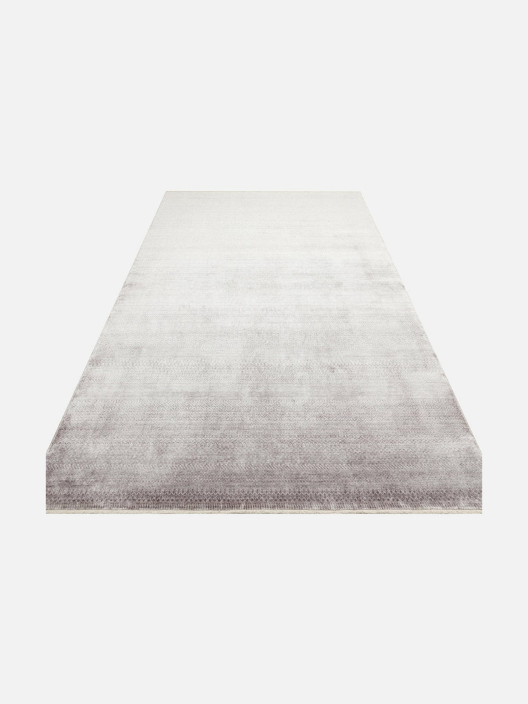 Çırağan %100 Naturel Özel Işıltılı El Emeği ile Özel Tezgahlarda Üretilen TENCEL™ Uşak Halısı 08GREY - Carpetdocia