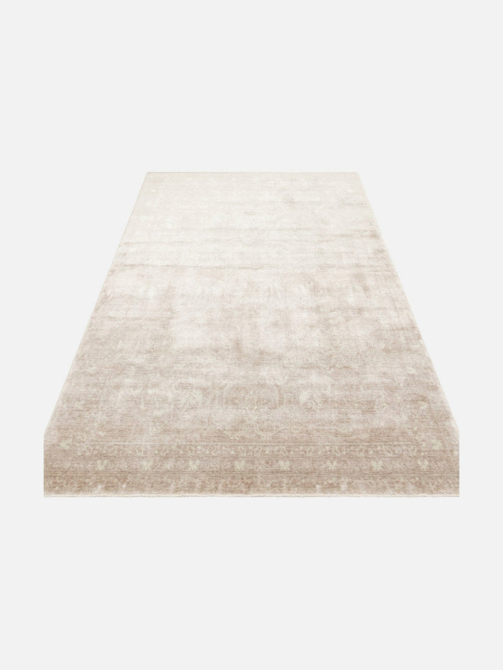 Çırağan %100 Naturel Özel Işıltılı El Emeği ile Özel Tezgahlarda Üretilen TENCEL™ Uşak Halısı 11 NAT - Carpetdocia