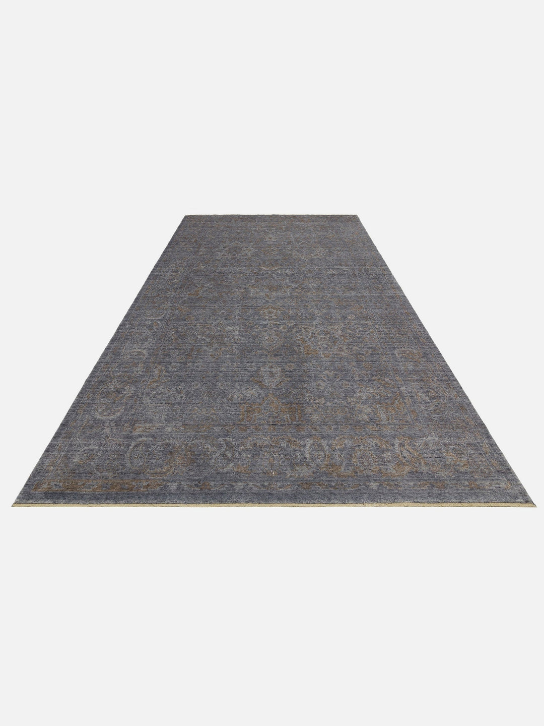 Çırağan %100 Naturel Özel Işıltılı El Emeği ile Özel Tezgahlarda Üretilen TENCEL™ Uşak Halısı 2DGRBZ - Carpetdocia