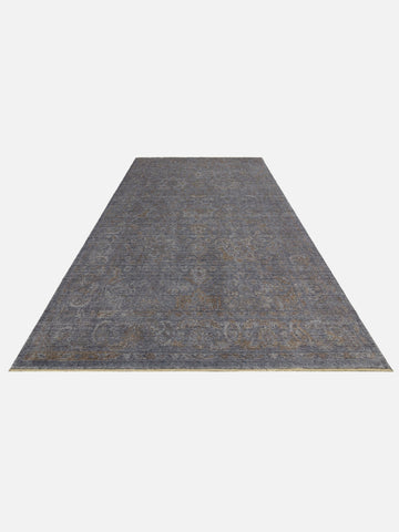 Çırağan %100 Naturel Özel Işıltılı El Emeği ile Özel Tezgahlarda Üretilen TENCEL™ Uşak Halısı 2DGRBZ - Carpetdocia