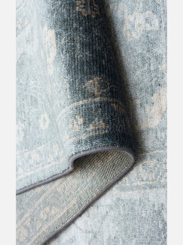 Çırağan %100 Naturel Özel Işıltılı El Emeği ile Özel Tezgahlarda Üretilen TENCEL™ Uşak Halısı 6SKYVZ - Carpetdocia