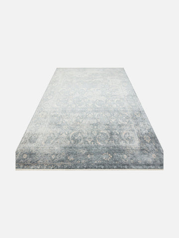 Çırağan %100 Naturel Özel Işıltılı El Emeği ile Özel Tezgahlarda Üretilen TENCEL™ Uşak Halısı 6SKYVZ - Carpetdocia