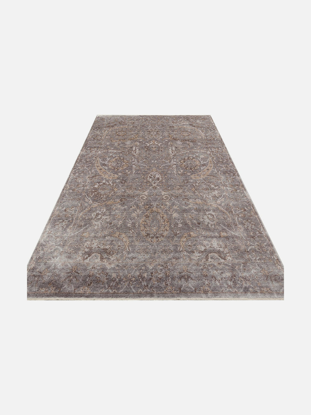 Çırağan %100 Naturel Özel Işıltılı El Emeği ile Özel Tezgahlarda Üretilen TENCEL™ Uşak Halısı 7DGANT - Carpetdocia