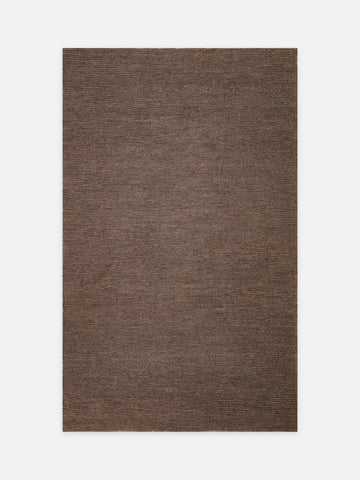 Coffee %100 Naturel Kendir Oturma Odası Salon Koridor Antre Yatak Odası Örgü Halı PLAIN BROWN - Carpetdocia - kusbakisi