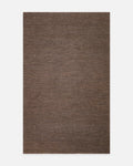Coffee 100% Natural Hemp Woven Rug for Living Room, Lounge, Hallway, Entryway, or Bedroom PLAIN BROWN