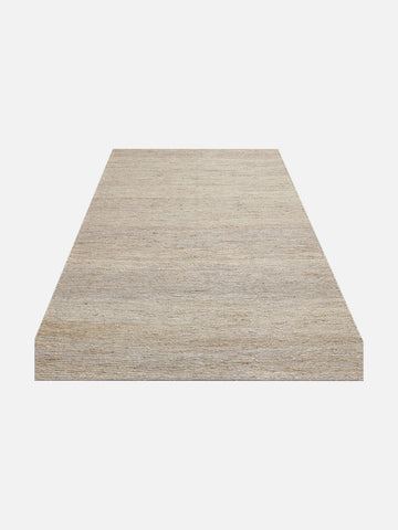 Coffee %100 Naturel Kendir Oturma Odası Salon Koridor Antre Yatak Odası Örgü Halı PLAIN GREY - Carpetdocia