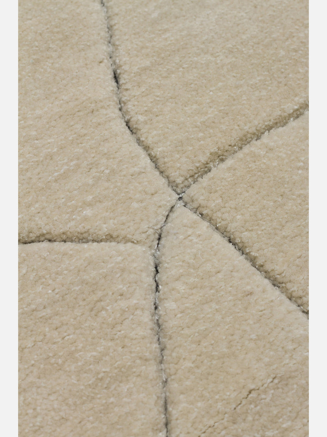 Dakar Series Wool, Rayon and Polyester Blend Handwoven Rug IVORY