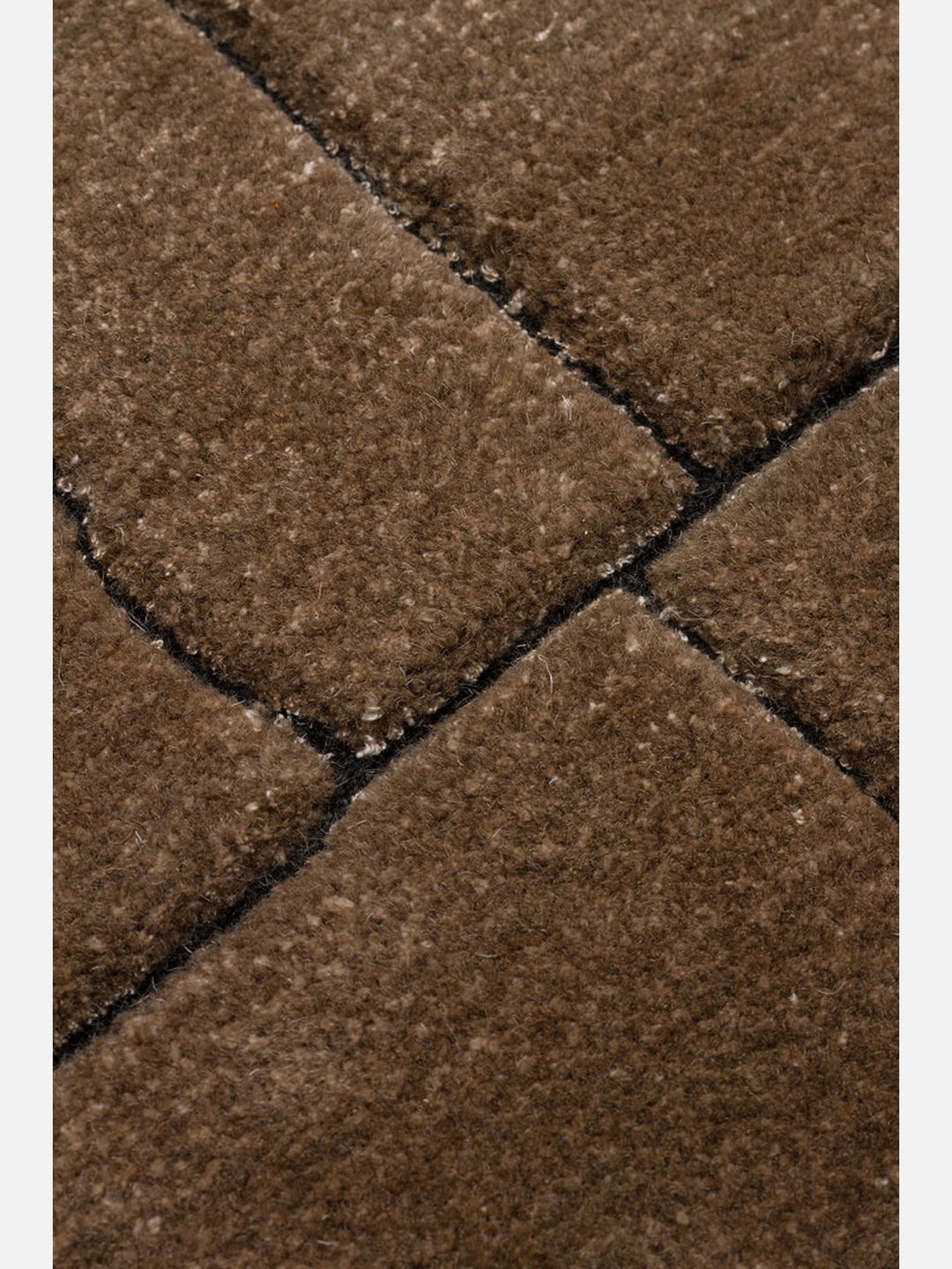 Dakar Series Wool, Rayon and Polyester Blend Handwoven Rug TAUPE