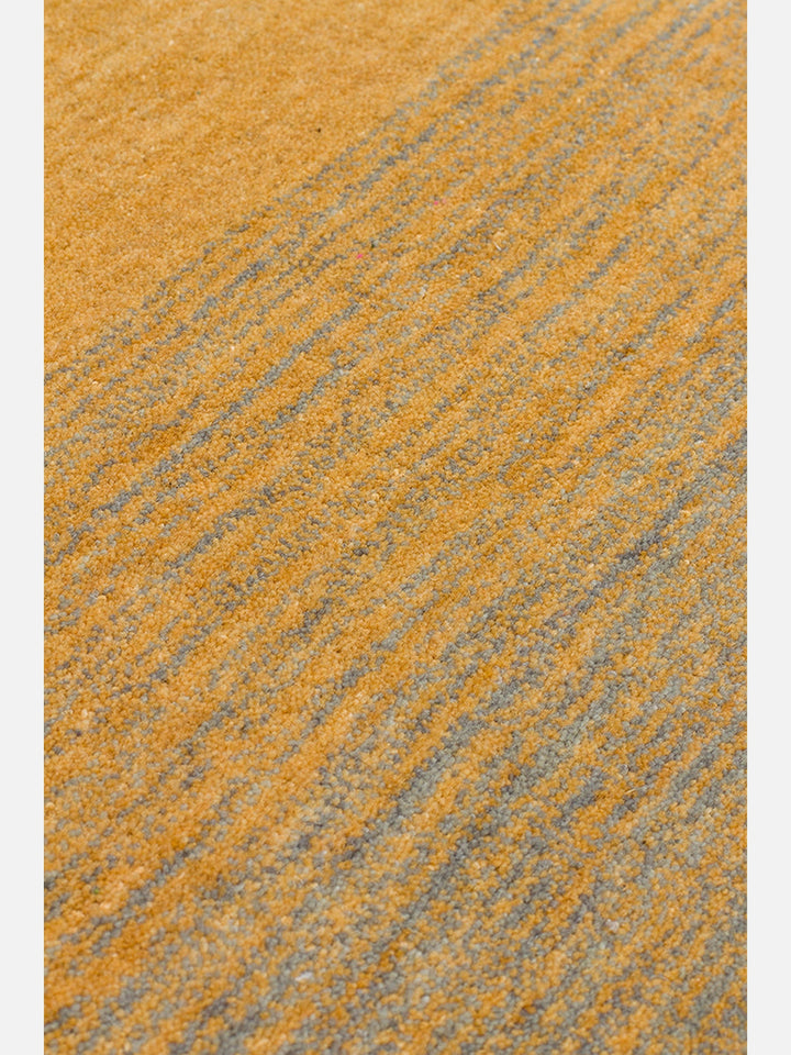 Donatella Serisi %100 Yeni Zelanda Yünü El Dokuma Gradyan Salon Oturma Odası Halı GOLD GREY - Carpetdocia