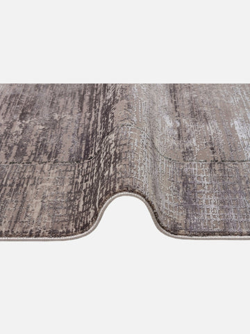 Elegant Dyed Özel Işıltılı Yüksek Kaliteli Sık Dokuma Salon Oturma Odası Koridor Modern Halı 02 D.GREY - Carpetdocia
