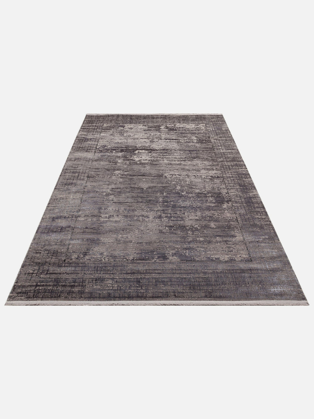 Elegant Dyed Özel Işıltılı Yüksek Kaliteli Sık Dokuma Salon Oturma Odası Koridor Modern Halı 02 D.GREY - Carpetdocia