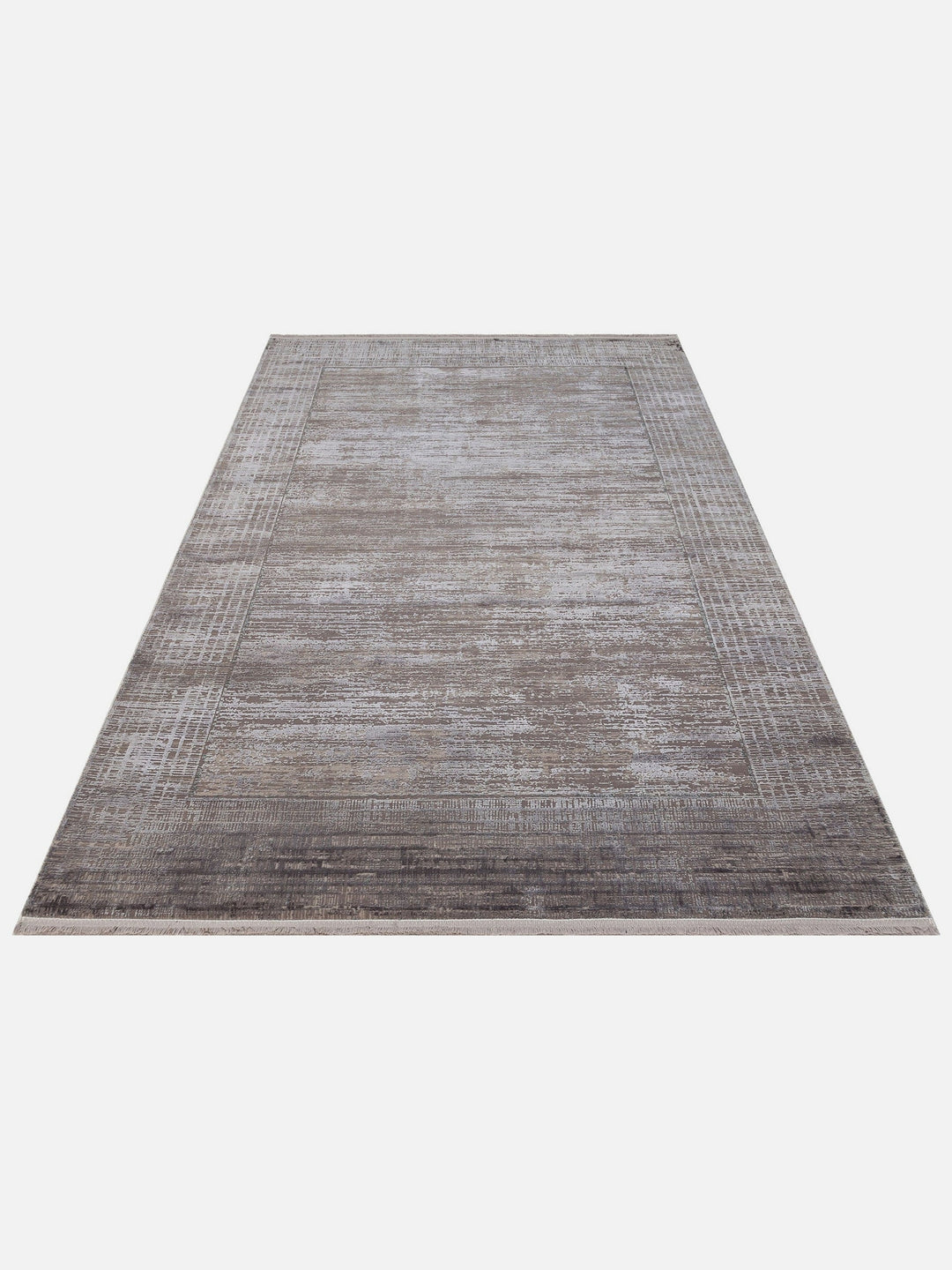 Elegant Dyed Özel Işıltılı Yüksek Kaliteli Sık Dokuma Salon Oturma Odası Koridor Modern Halı 02 D.GREY - Carpetdocia